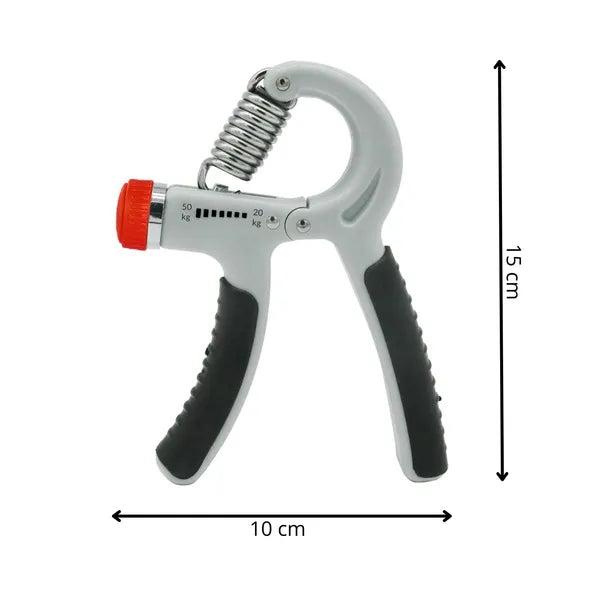 Állítható kézerősítő markolat 20-50 kg, csúszásmentes, szürke-fekete