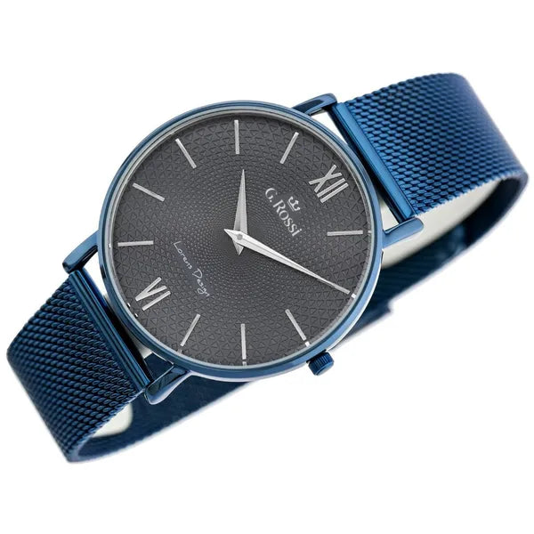 G.Rossi női kvarc karóra, 40 mm, kék acél szíj, Miyota