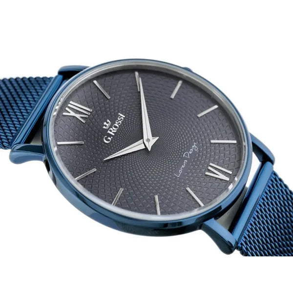 G.Rossi női kvarc karóra, 40 mm, kék acél szíj, Miyota