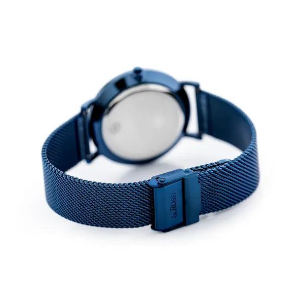 G.Rossi női kvarc karóra, 40 mm, kék acél szíj, Miyota