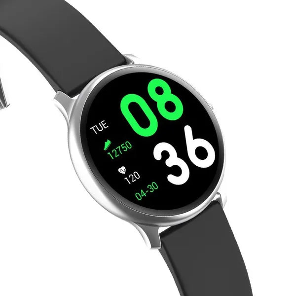 G.Rossi SW010-5 unisex okosóra, 1.3" TFT, IP67, ezüst/fekete