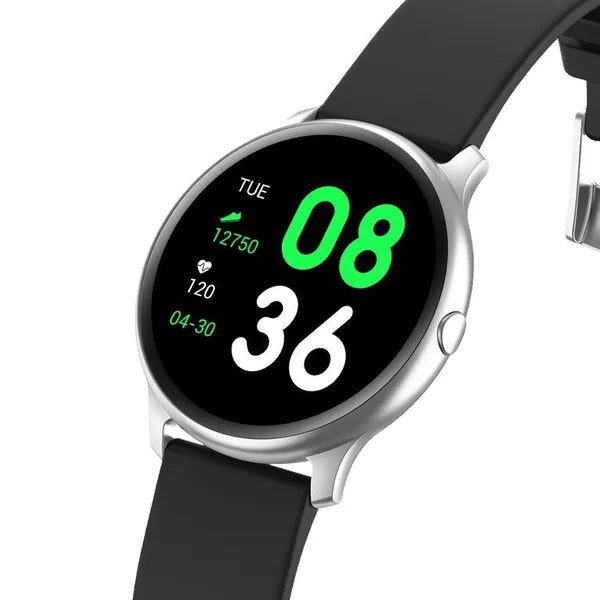 G.Rossi SW010-5 unisex okosóra, 1.3" TFT, IP67, ezüst/fekete