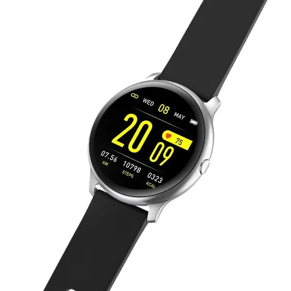 G.Rossi SW010-5 unisex okosóra, 1.3" TFT, IP67, ezüst/fekete