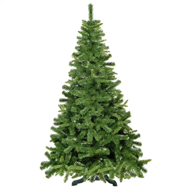 Vera zöld realisztikus műfenyő, 180 cm, háromlábú állvánnyal