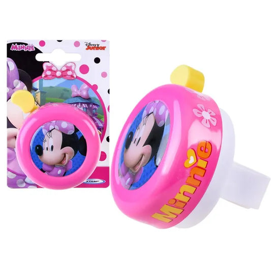 Minnie egér rózsaszín fém csengő rollerre és kerékpárra, 5,5 cm