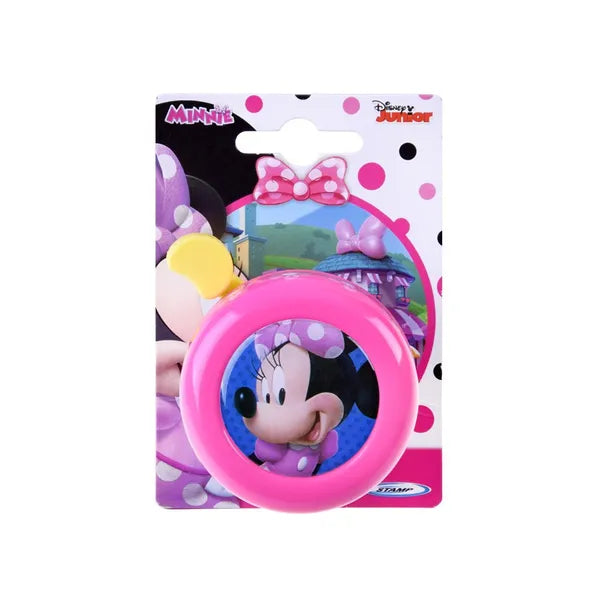 Minnie egér rózsaszín fém csengő rollerre és kerékpárra, 5,5 cm