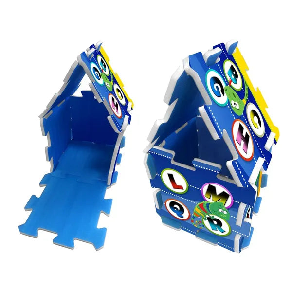 Állatos ABC EVA habpuzzle játszószőnyeg, 9 db 31x31 cm lapok