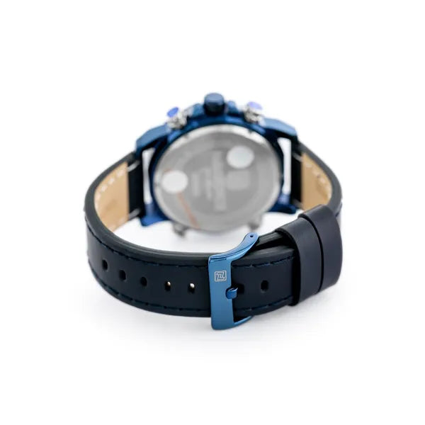 Naviforce NF9181L férfi kvarc karóra, kék számlap, bőr szíj