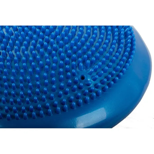 Sensomotoros tüskés egyensúlypárna, 32 cm, kék, pumpával