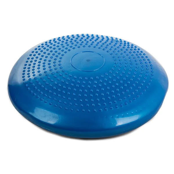 Sensomotoros tüskés egyensúlypárna, 32 cm, kék, pumpával