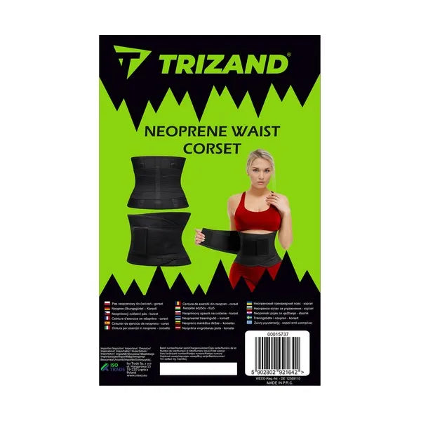 Univerzális neoprén karcsúsító öv, XXL, 23×108 cm, tépőzáras