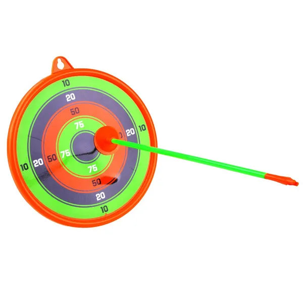 Gyerek íjászkészlet céltáblával, tapadókorongos nyílvesszőkkel, 54 cm-es íj