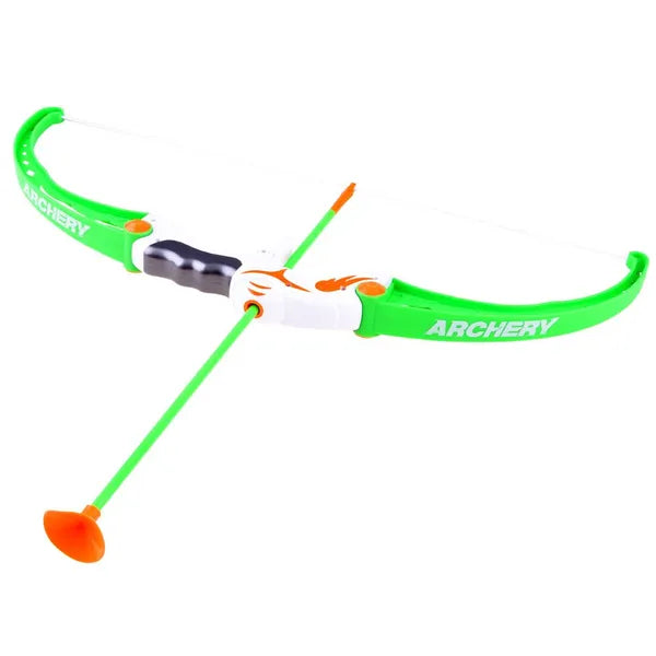 Gyerek íjászkészlet céltáblával, tapadókorongos nyílvesszőkkel, 54 cm-es íj