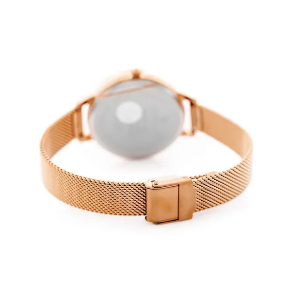 Perfect női karóra, rosegold acél szíj, kvarc, 38 mm, WR30