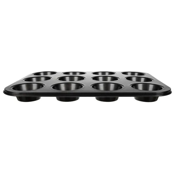 Teflonos muffin sütőtepsi 35×26 cm, 12 szilikon formával
