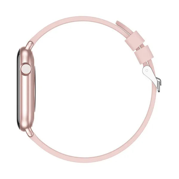 Női okosóra 1,3'' TFT érintőkijelzővel, IP68, rózsaarany-pink