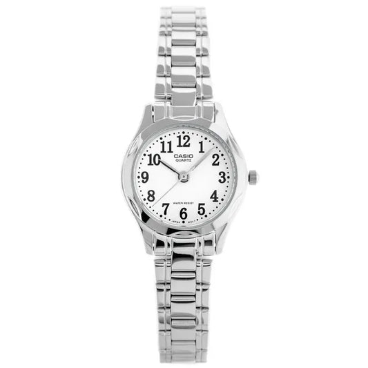 Casio LTP-1275D női ezüst rozsdamentes acél kvarc karóra WR30