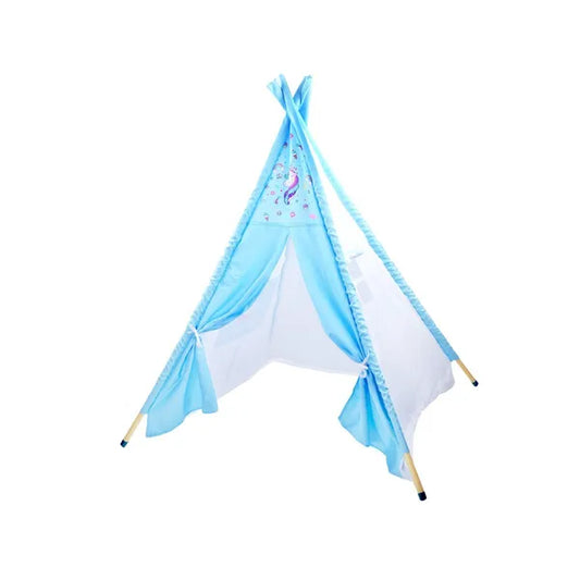 Unikornis mintás tipi játszósátor gyerekeknek, 145×110 cm