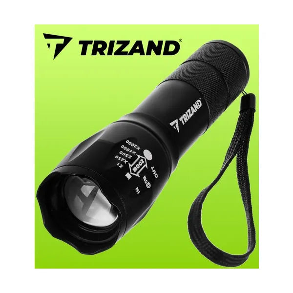 CREE T6 taktikai LED zseblámpa USB-töltés, 3 üzemmód, 300 m hatótáv