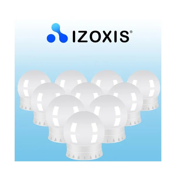 USB-s LED sminktükör fényfüzér, 10 gömb, 30 mód, 4,5 m kábel