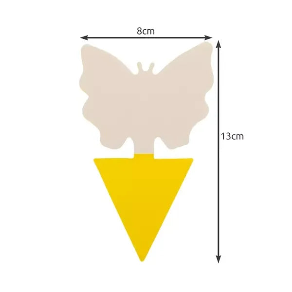 Sárga kétoldalas rovarfogó ragacslap szett 12 db (13×8 cm)