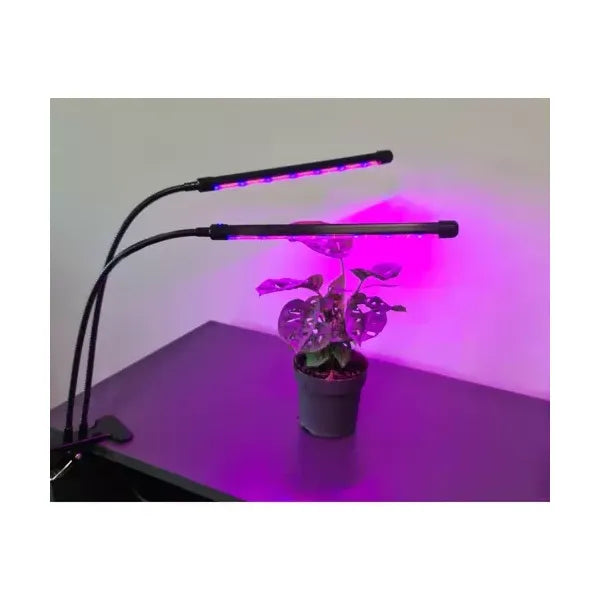 Vízálló növénynevelő LED lámpa 2 panel, 40 LED, USB, időzítő, IP54