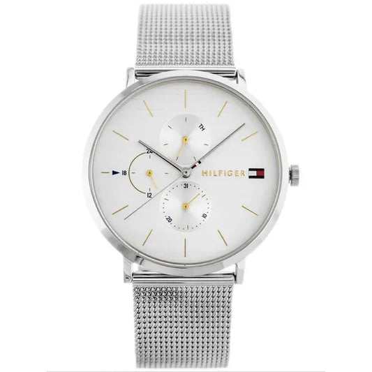 Tommy Hilfiger Jenna 38 mm női karóra, rozsdamentes acél, ezüst