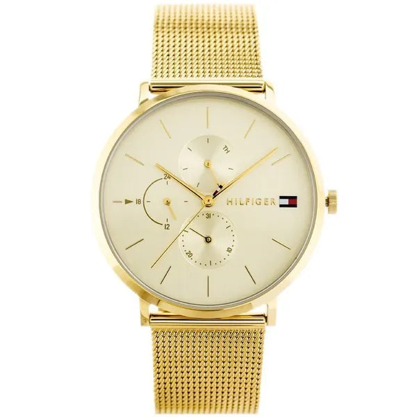 Tommy Hilfiger Jenna 1781943 női karóra, arany nemesacél, 38 mm