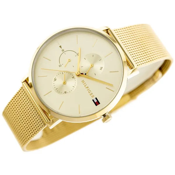 Tommy Hilfiger Jenna 1781943 női karóra, arany nemesacél, 38 mm