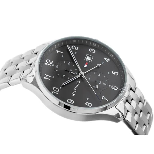 Tommy Hilfiger férfi karóra 44 mm rozsdamentes acél szíj, fekete számlap