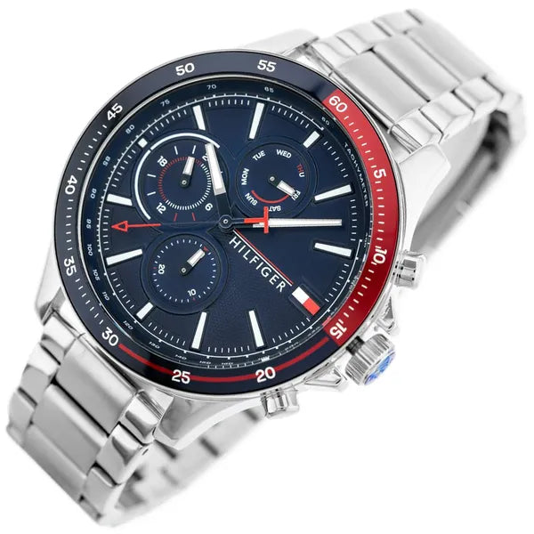 Tommy Hilfiger 1791718 férfi karóra – quartz, acél szíj, dátum, WR50