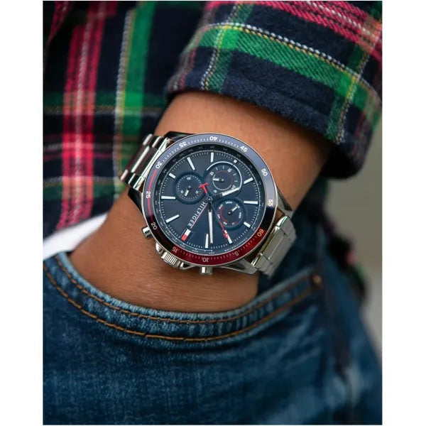 Tommy Hilfiger 1791718 férfi karóra – quartz, acél szíj, dátum, WR50