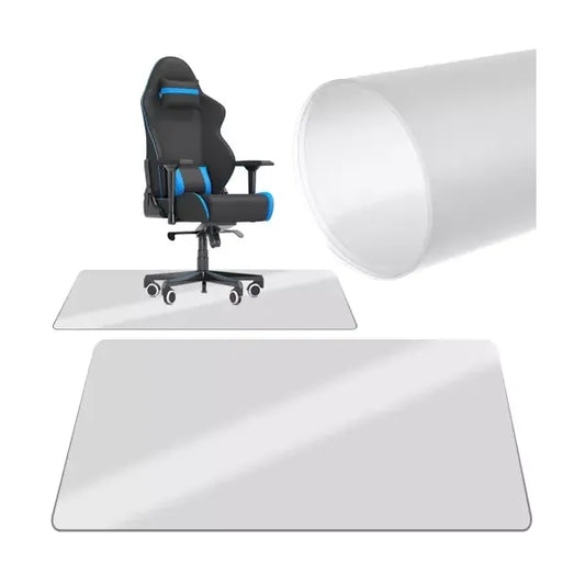 Félátlátszó székalátét padlóvédő szőnyeg 90×130 cm, PP, 0,5 mm