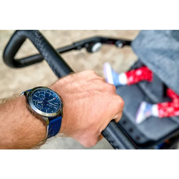 Tommy Hilfiger 1791721 férfi kvarc karóra, WR50, gumiszíj