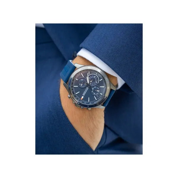 Tommy Hilfiger 1791721 férfi kvarc karóra, WR50, gumiszíj