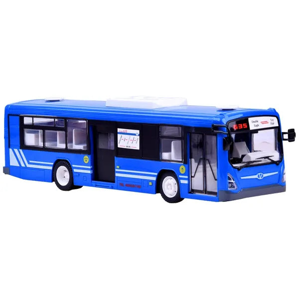 Távirányítós led busz gyerekeknek - nyitható ajtóval
