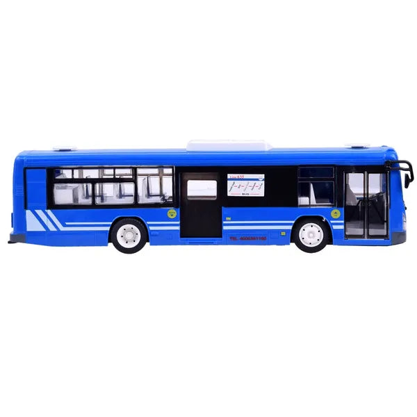 Távirányítós led busz gyerekeknek - nyitható ajtóval
