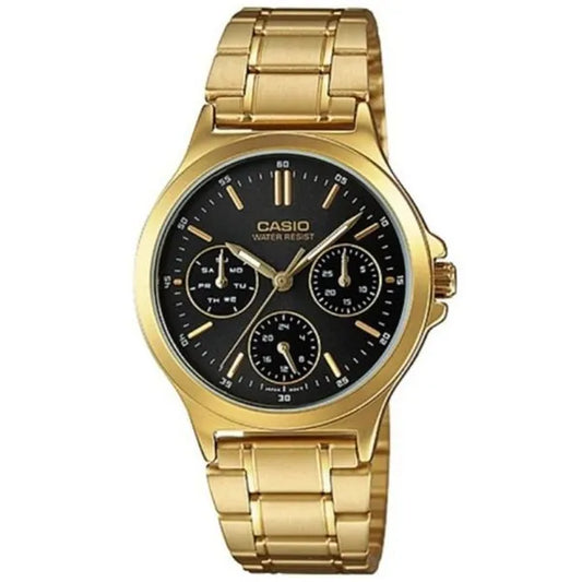 Casio LTP-V300G-1AUDF női karóra, arany nemesacél, kvarc, 33 mm