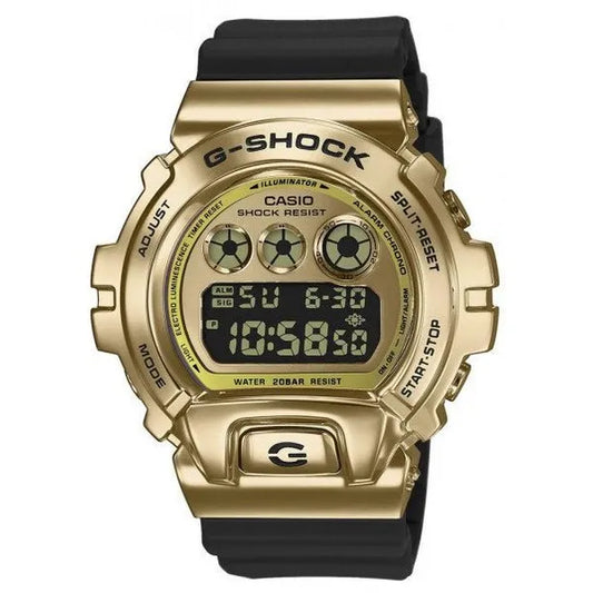 Casio G-Shock G-Steel GM-6900G-9ER férfi sportóra, WR200, arany/fekete