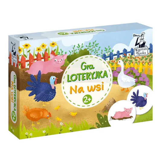 Captain Science Falusi lottó társasjáték 2+, memória- és megfigyelő fejlesztő