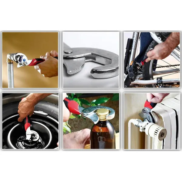 Univerzális Snap-n-Grip csavarkulcs készlet 2 részes, 9–32 mm állítható
