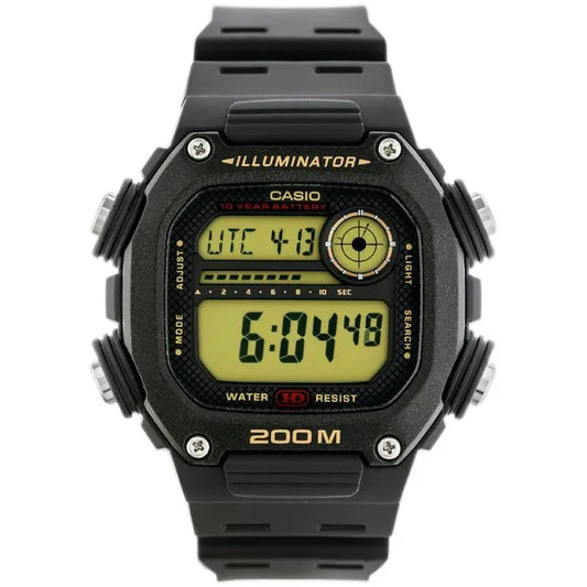 Casio DW-291H-9AVDF férfi digitális karóra, 200 m vízálló, fekete