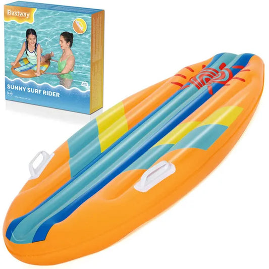 Bestway felfújható szörfdeszka, 114×46 cm, fogantyús, 3-10 év