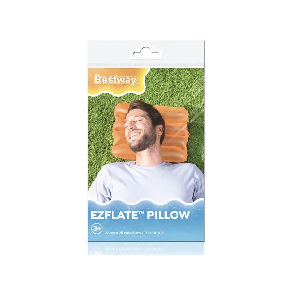 Bestway felfújható narancssárga párna 38×25 cm strandhoz