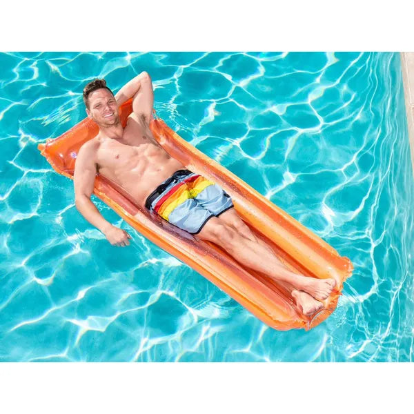 Bestway felfújható strandmatrac, 183×76 cm, narancs, 90 kg