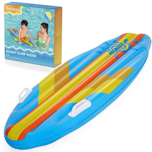 Bestway felfújható gyerek szörfdeszka 114×46 cm, 60 kg, kék