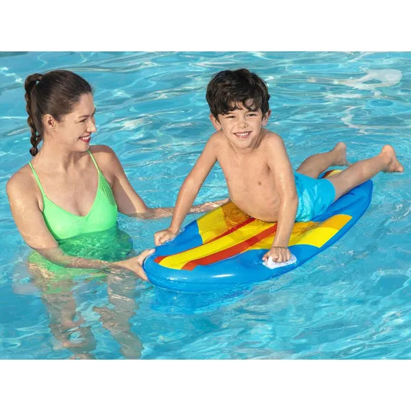 Bestway felfújható gyerek szörfdeszka 114×46 cm, 60 kg, kék