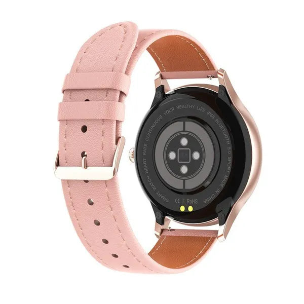 Női okosóra Pacific 1,09'' TFT HD, IP68, rosegold karkötő+pink szíj