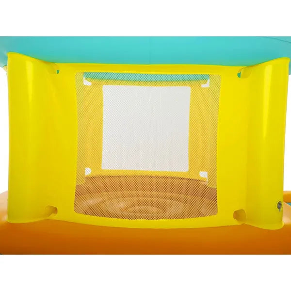 2in1 felfújható játszótér trambulin-medence, 239×142×102 cm, 3-6 év