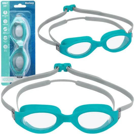Bestway Hydro-Swim 21077 gyermek úszószemüveg, türkiz, UV szűrős